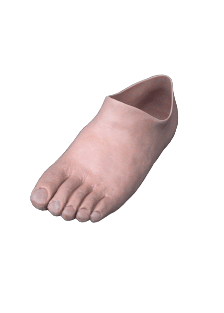 Prothèse d'avant pied en silicone